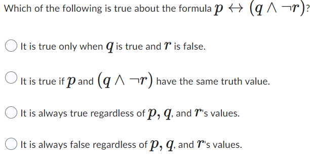Which of the following is true about the formula