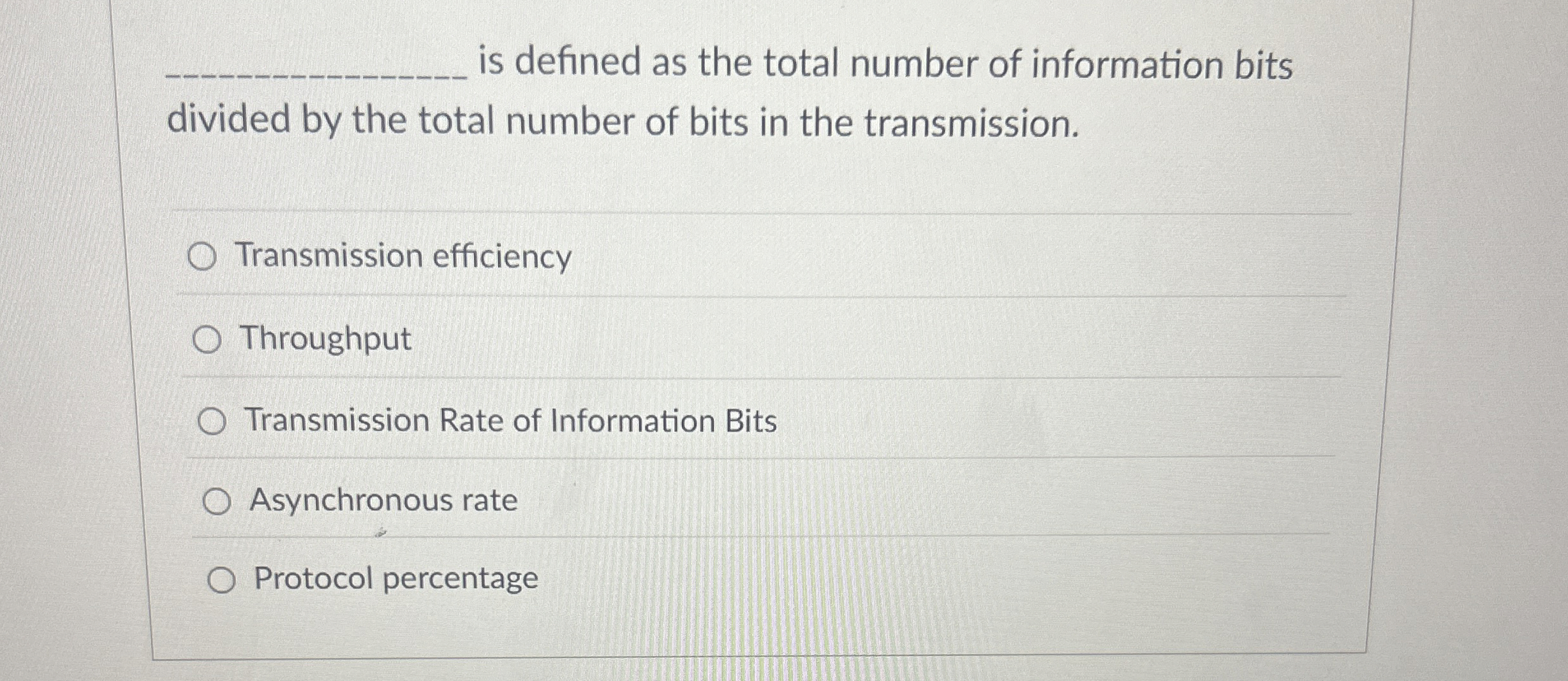 is defined as the total number of information