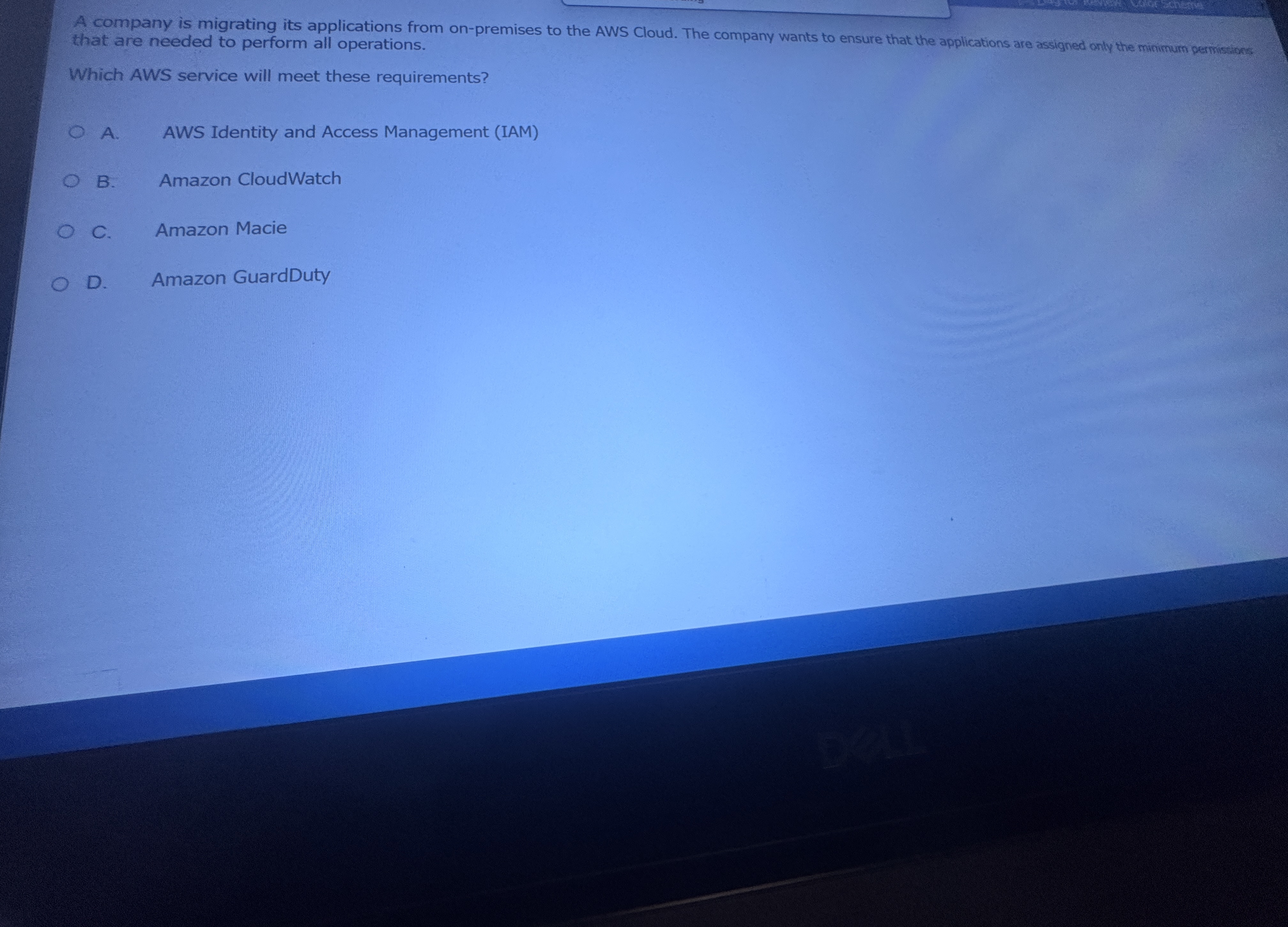 A company is migrating its applications from on -