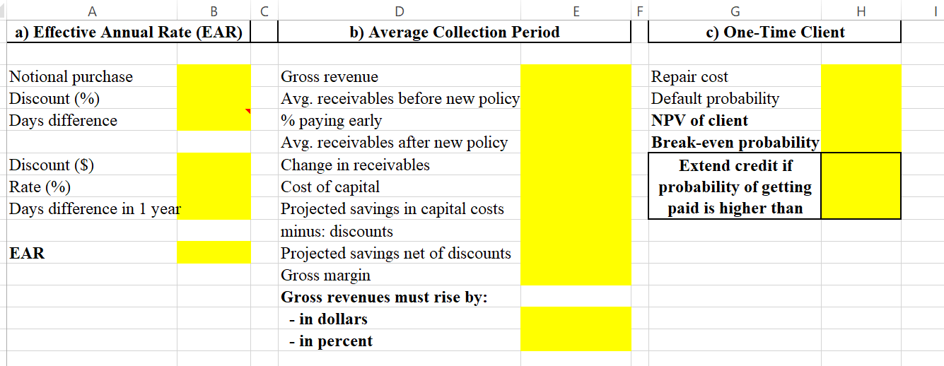 Can you help fill in the empty cells below and