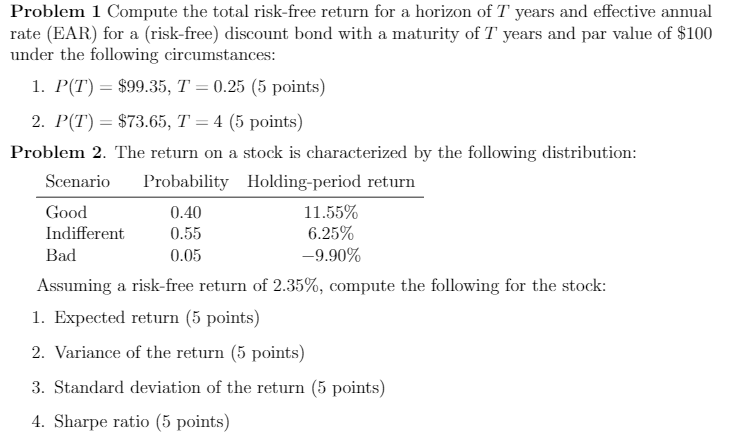 Please answer the problem 1 and 2 Problem 1