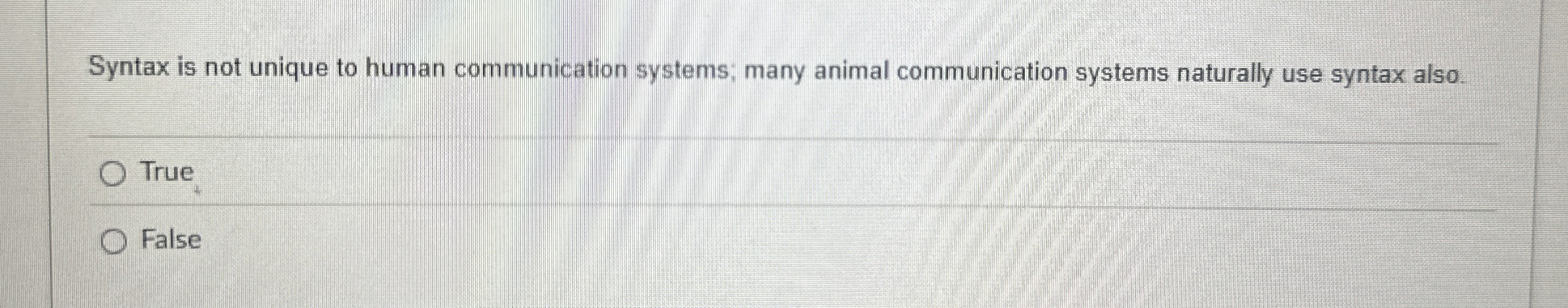 systems; many animal communication systems