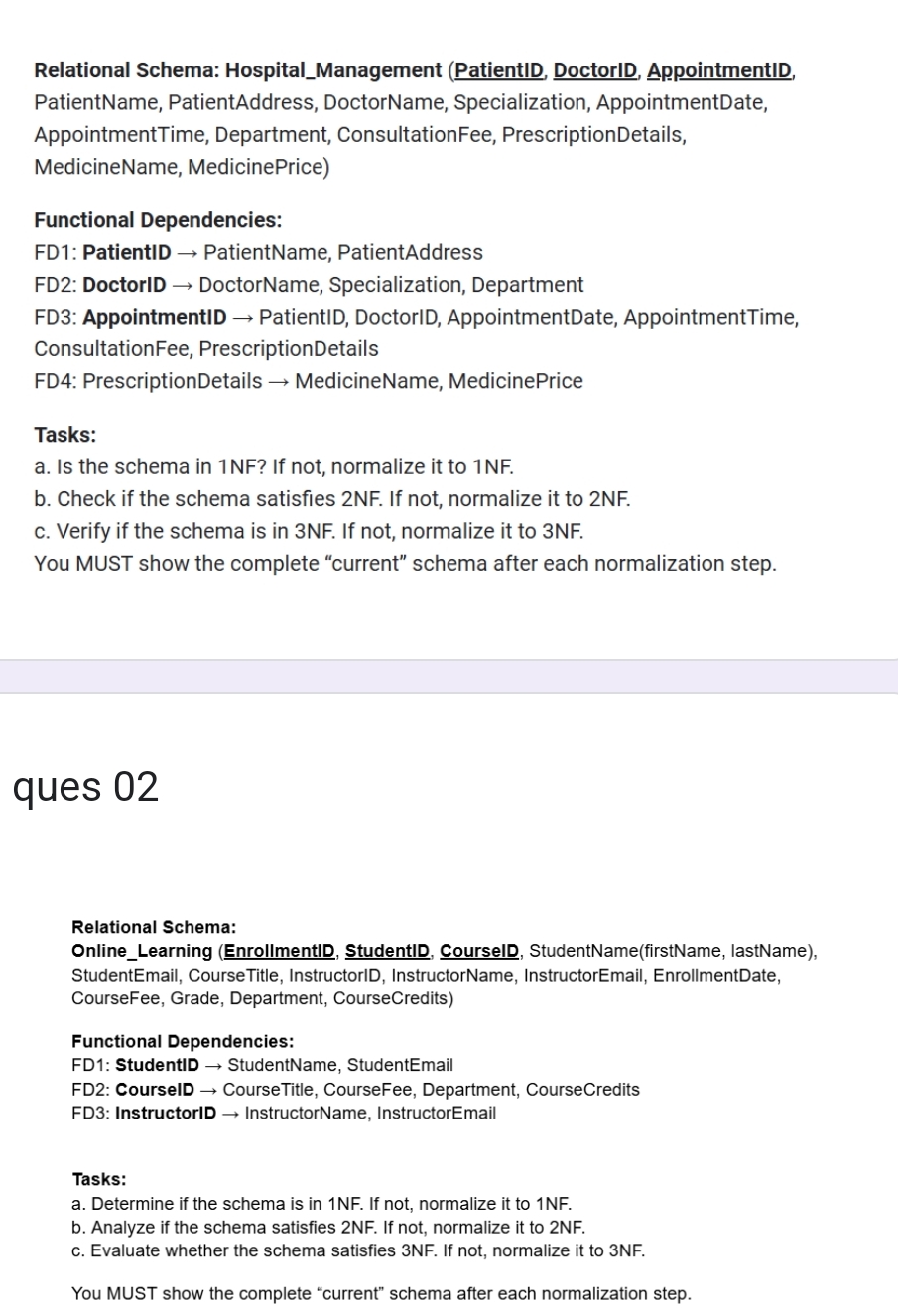 Relational Schema: Hospital _ Management (