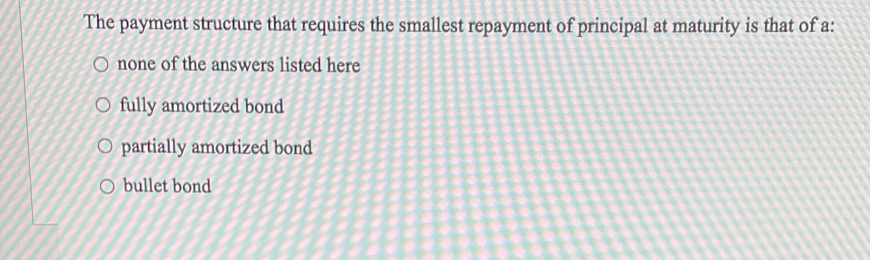 Please help me out asap 23 The payment structure