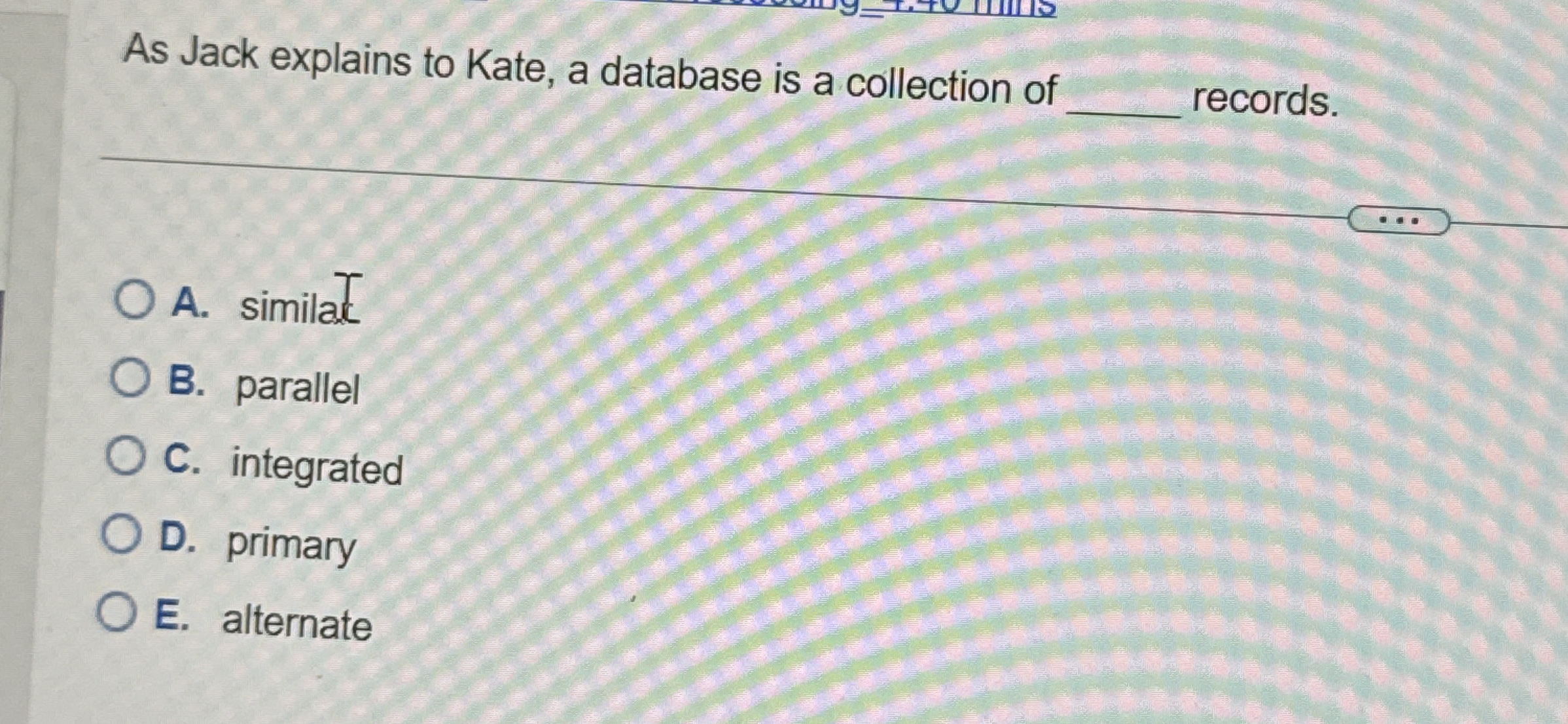 As Jack explains to Kate, a database is a