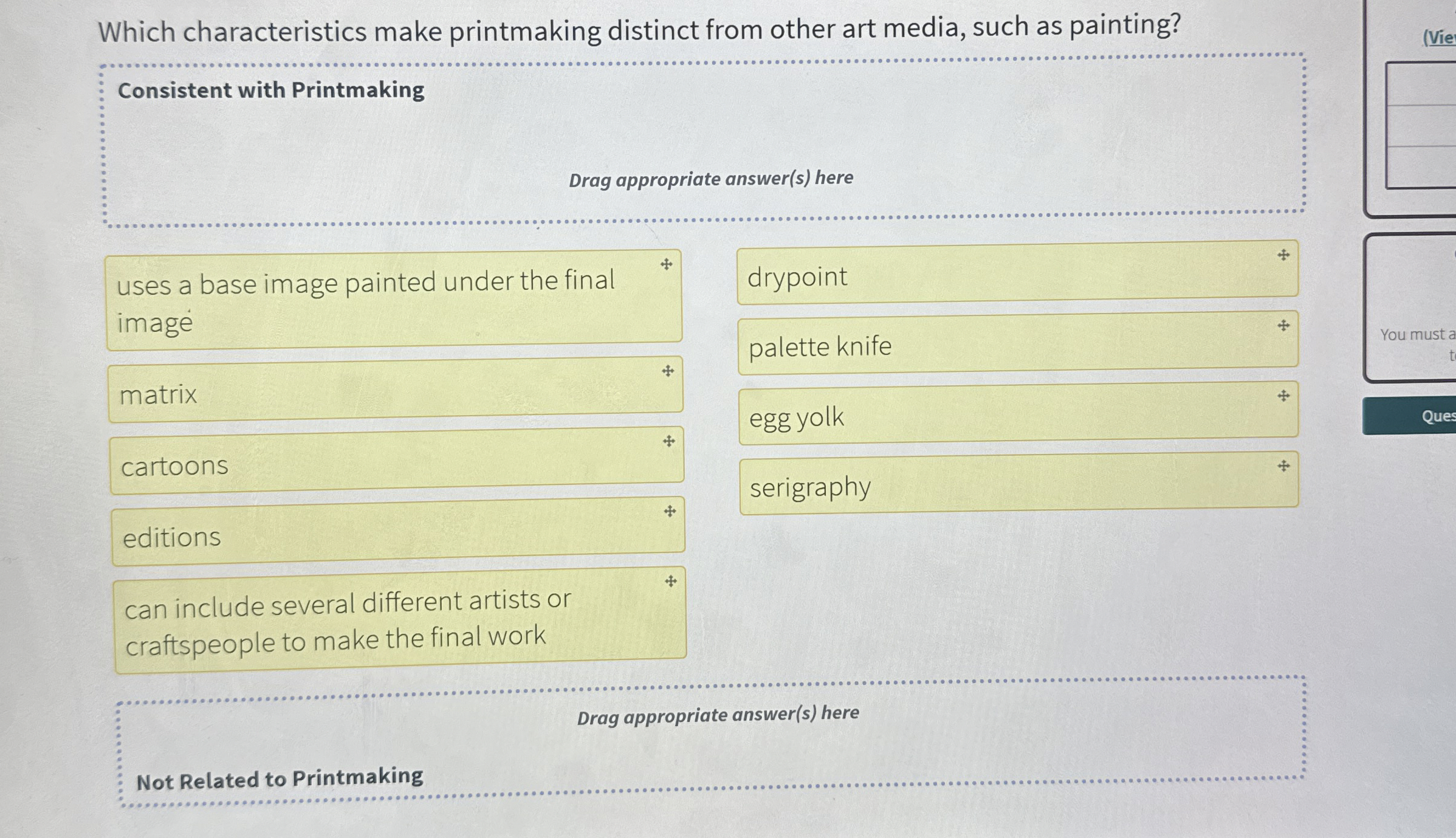 Which characteristics make printmaking distinct