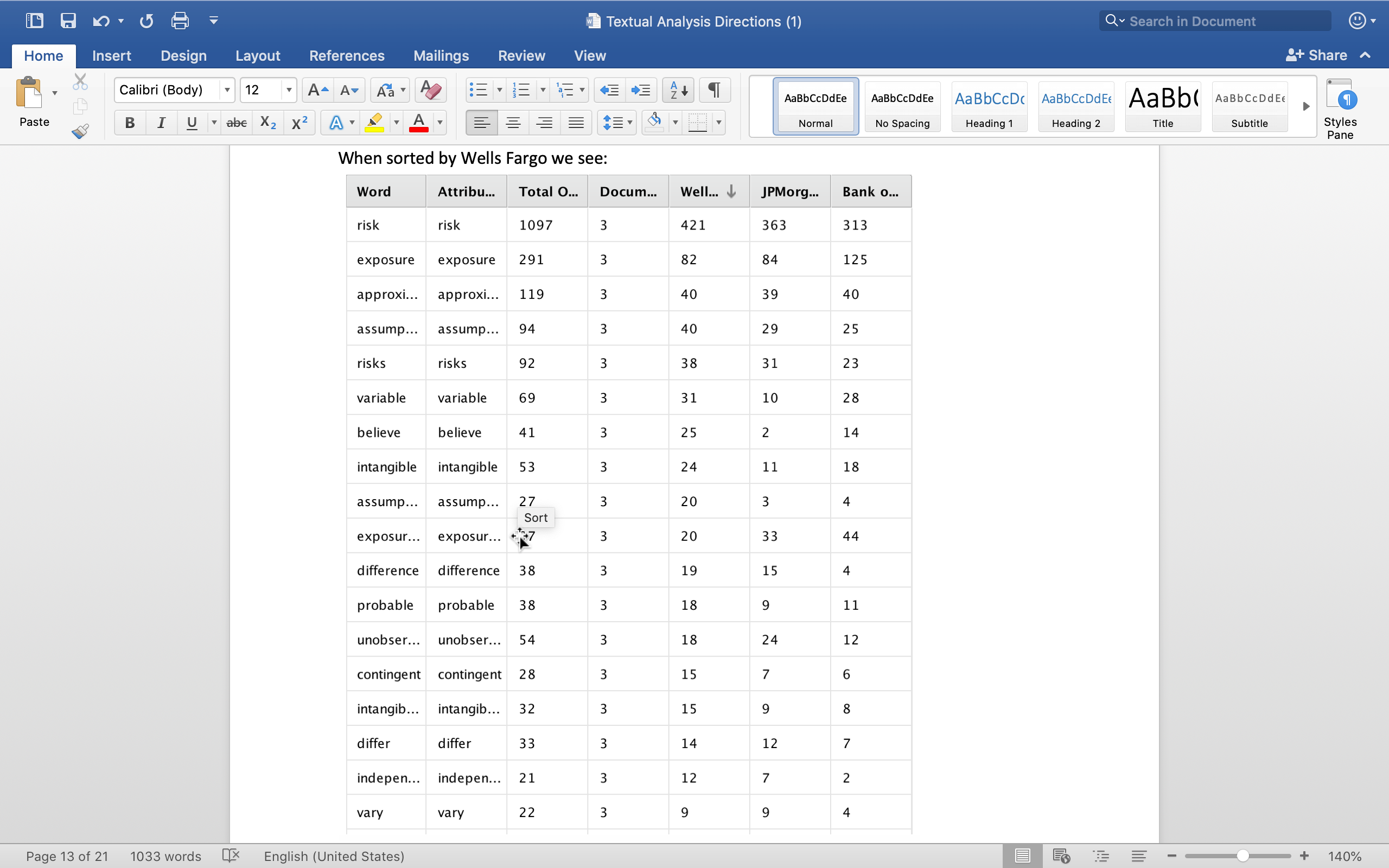 Part 1 Find Passive Verbs in Data between the 3