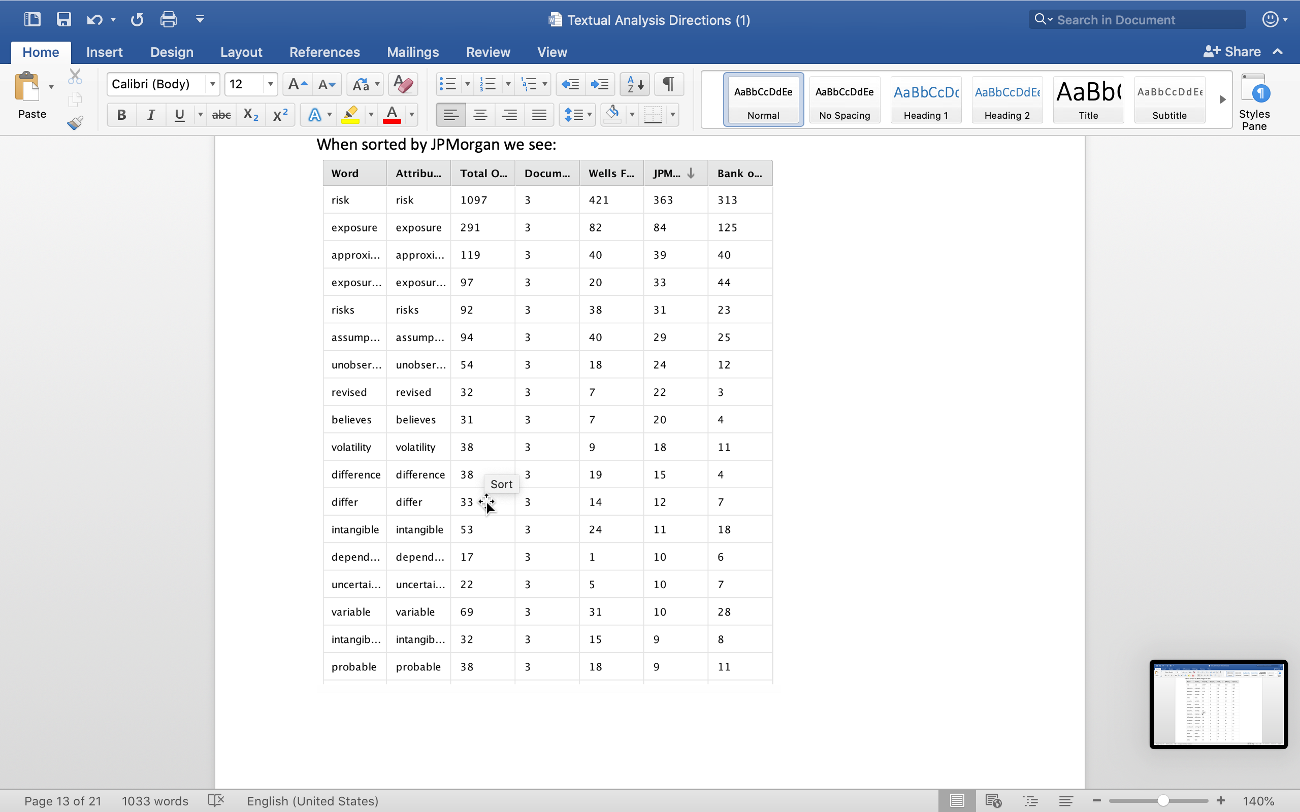 Part 1 Find Passive Verbs in Data between the 3
