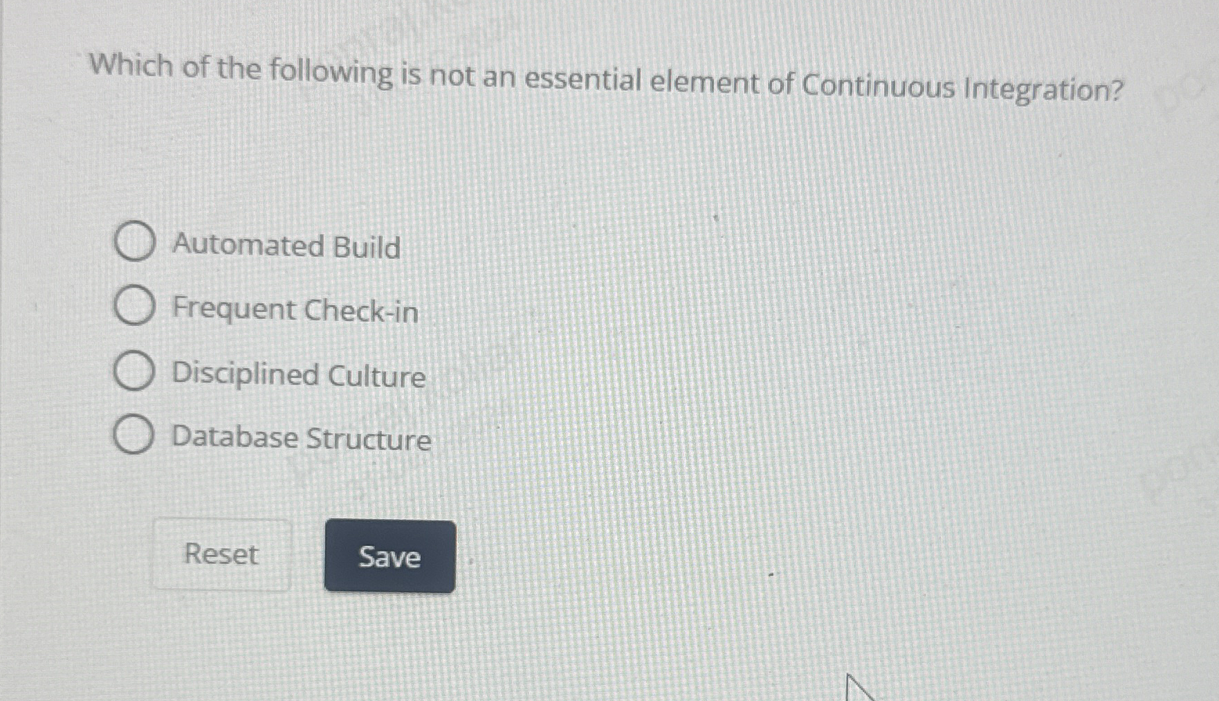 Which of the following is not an essential