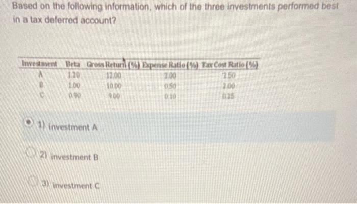 kindly explain all three Based on the following