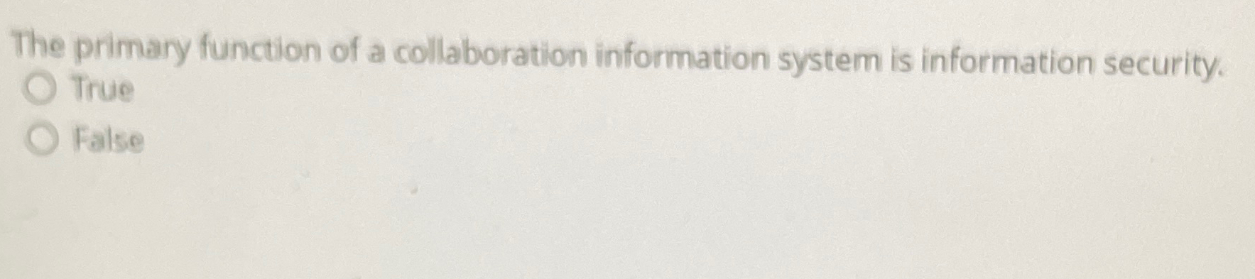 The primary function of a collaboration