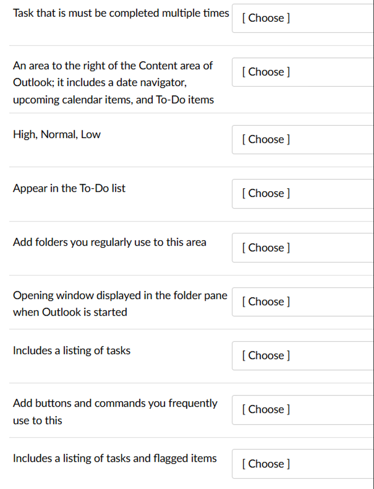 Task that is must be completed multiple times An