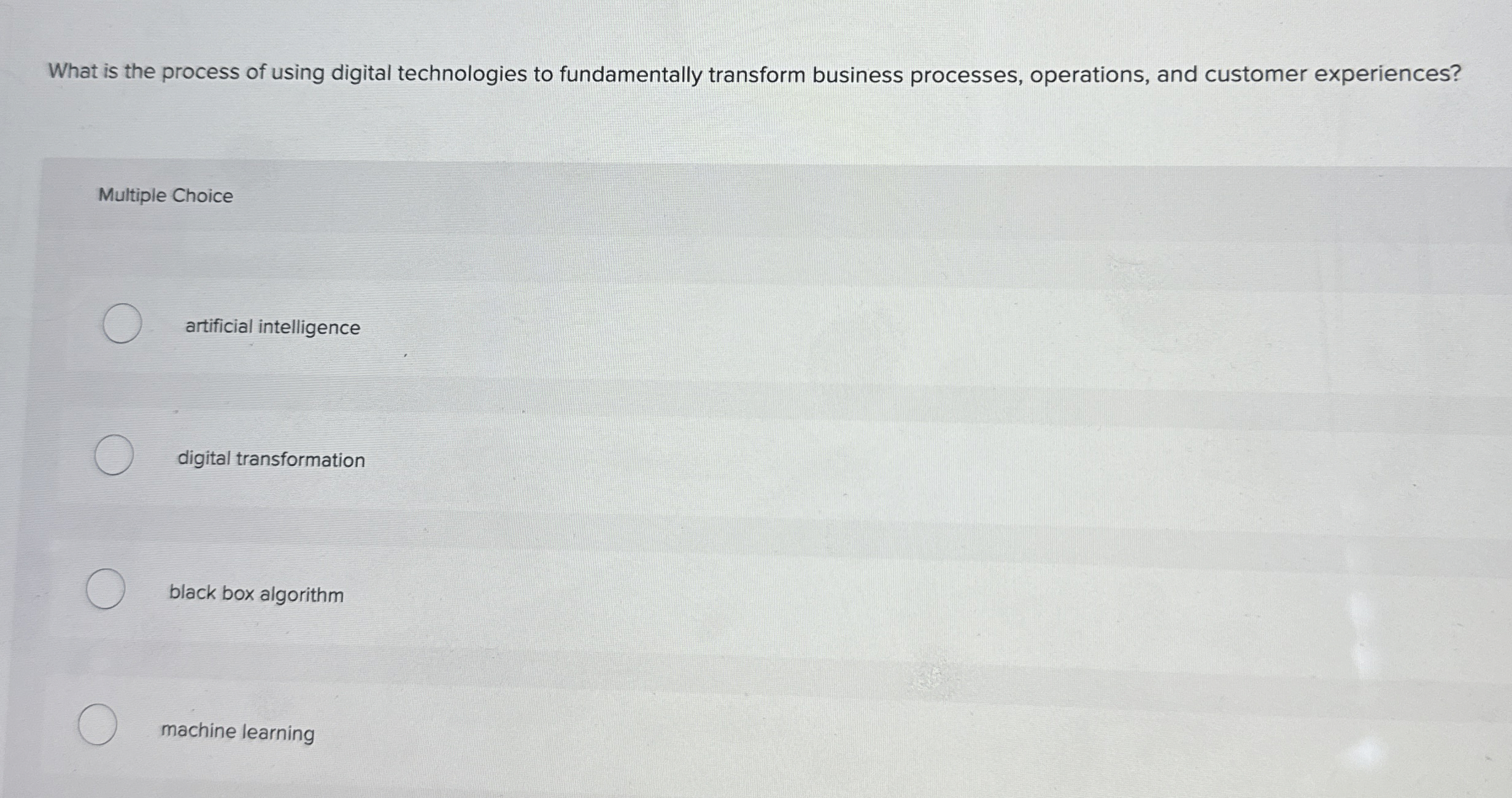 What is the process of using digital technologies