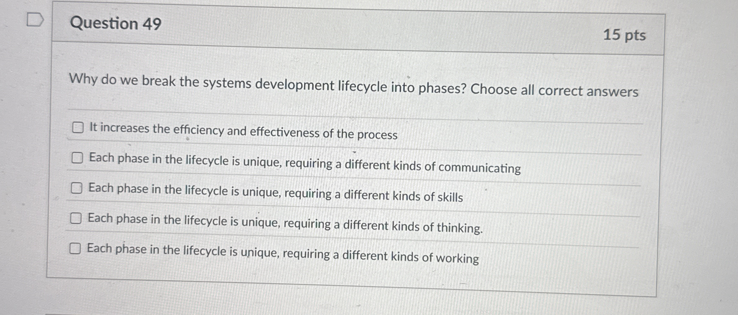 Question 4 9 Why do we break the systems