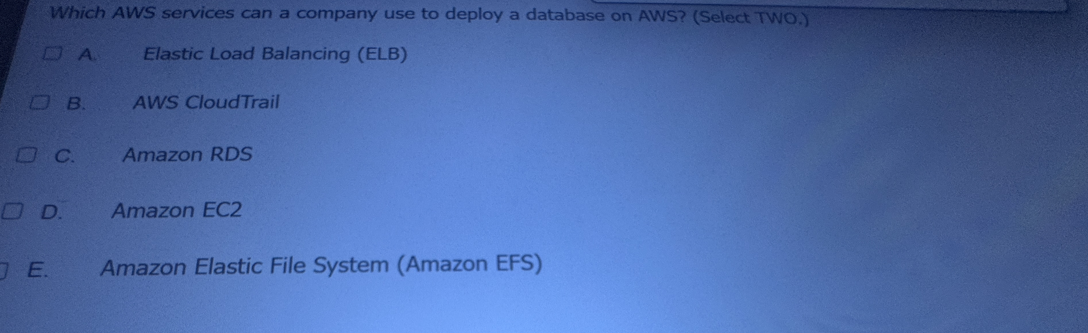 Which AWS services can a company use to deploy a