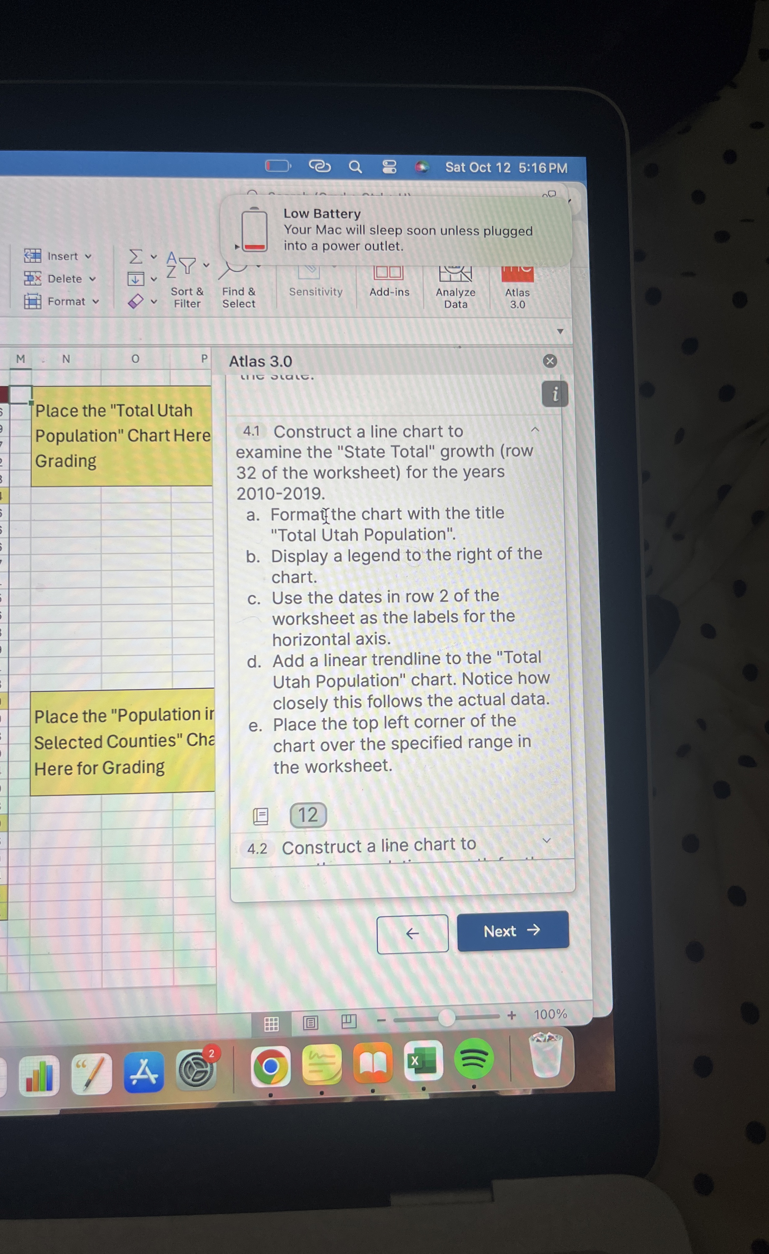 Place the "Total Utah Population" Chart Here