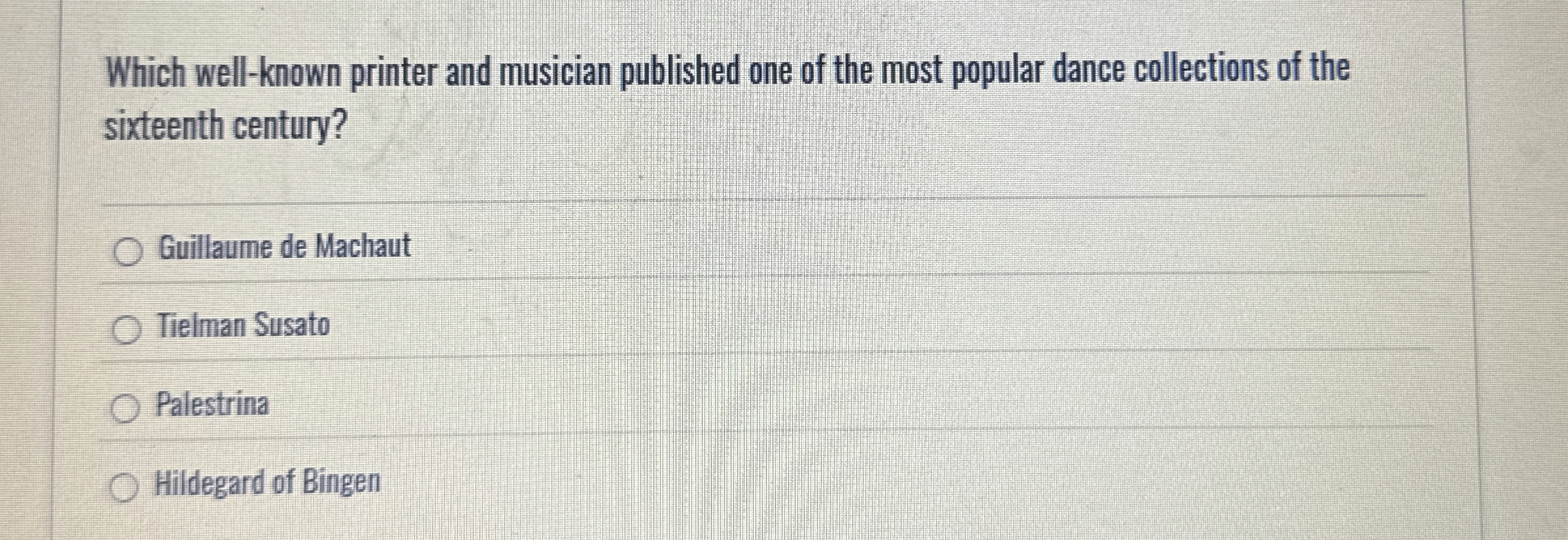 Which well - known printer and musician published