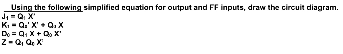 Using the following simplified equation for