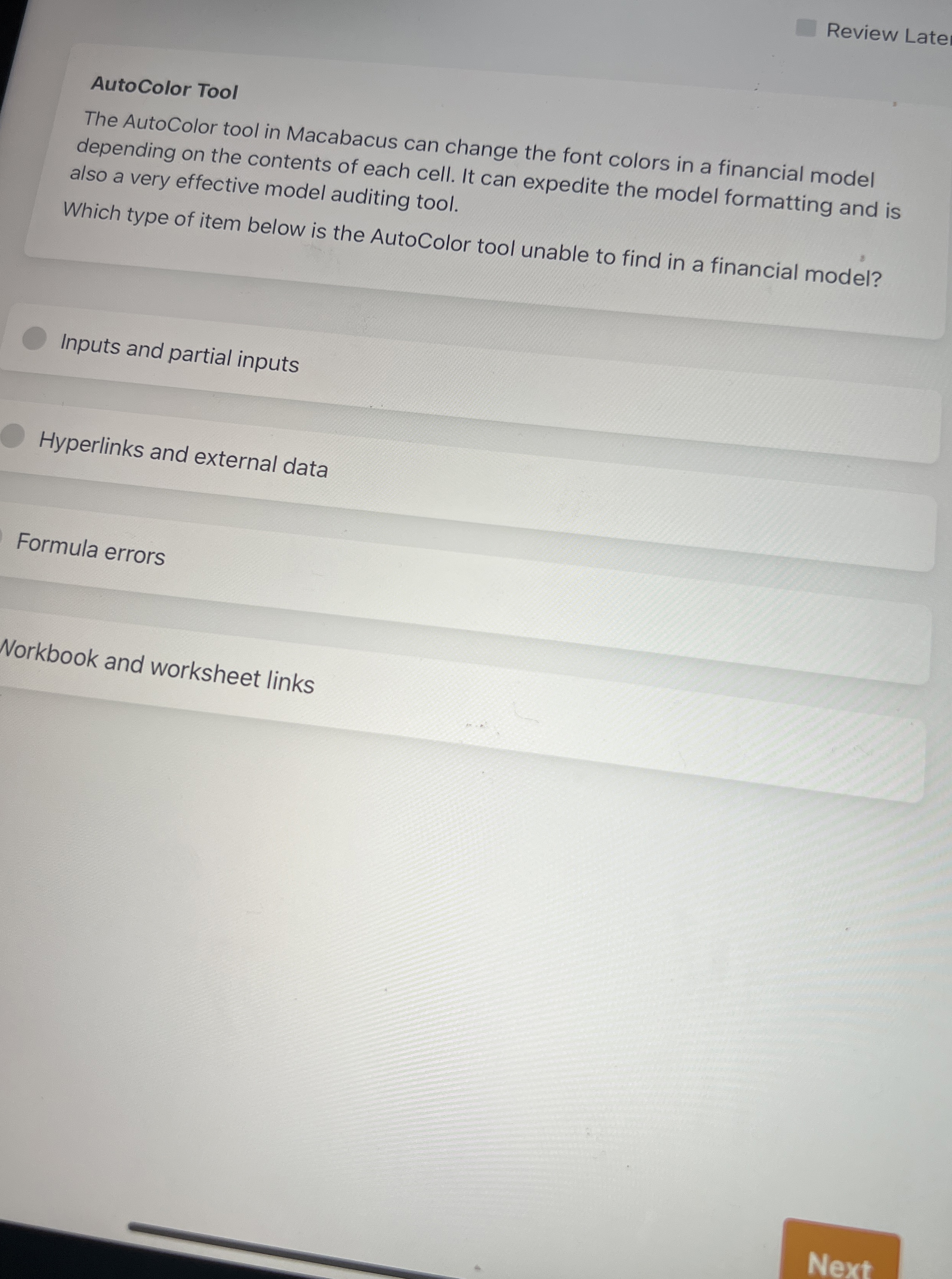 Review Late AutoColor Tool The AutoColor tool in
