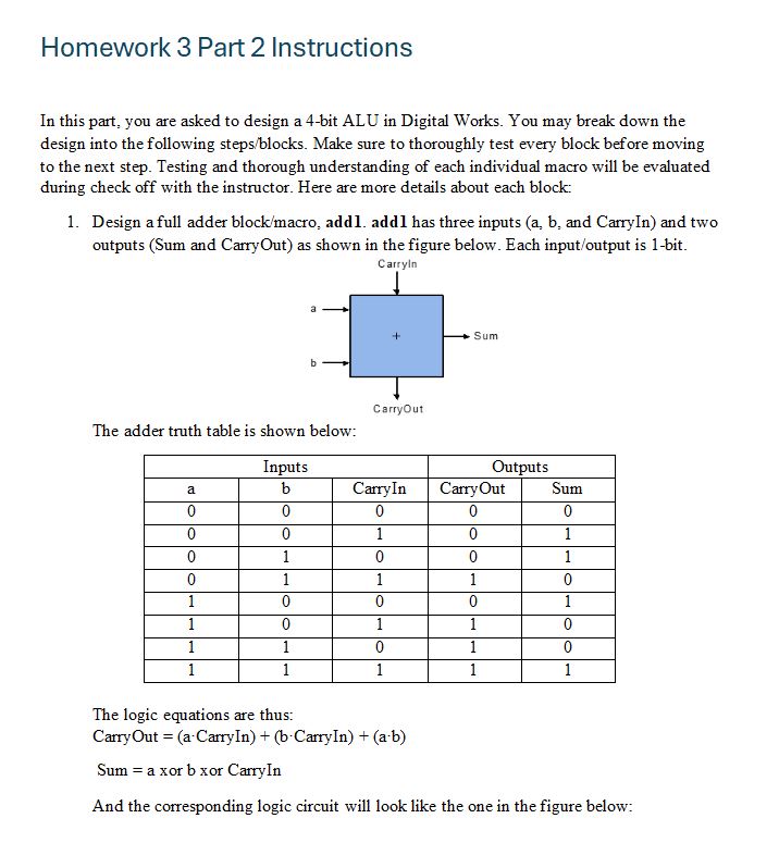 Homework 3 Part 2 Instructions * * * Need K -
