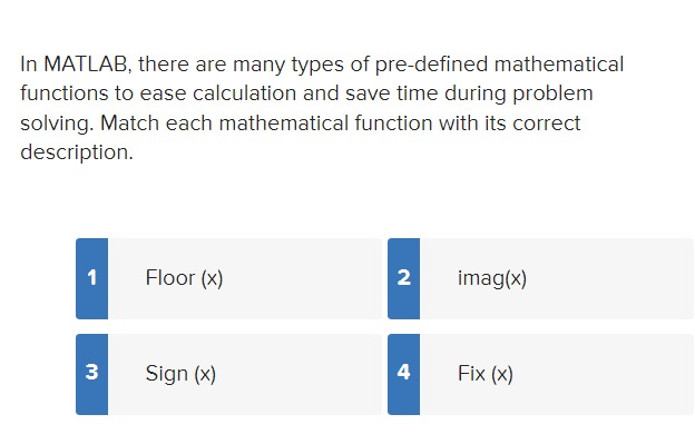 In MATLAB, there are many types of pre - defined