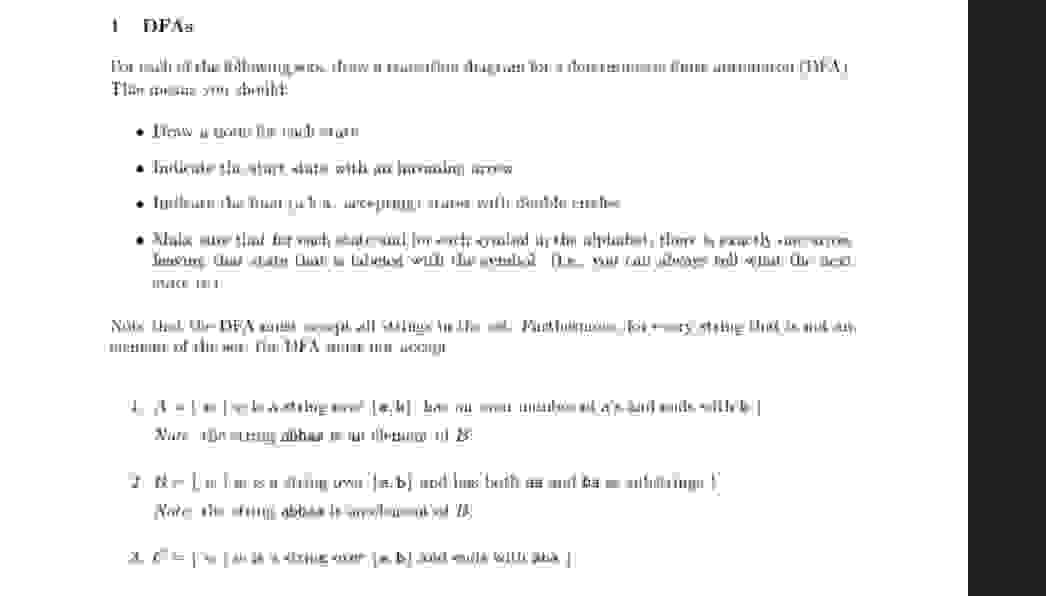 Make it like asked by instructions