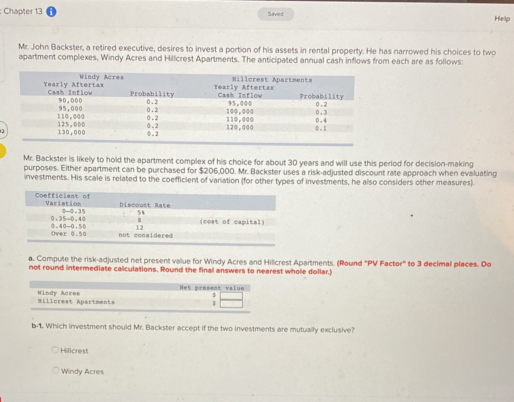 Chapter 13 i Saved Help Mr. John Backster, a