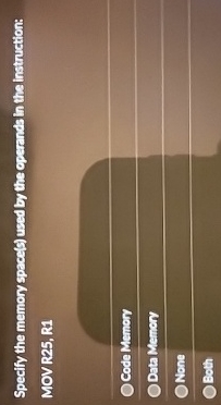 Specify the memory space ( 9 ) used by the