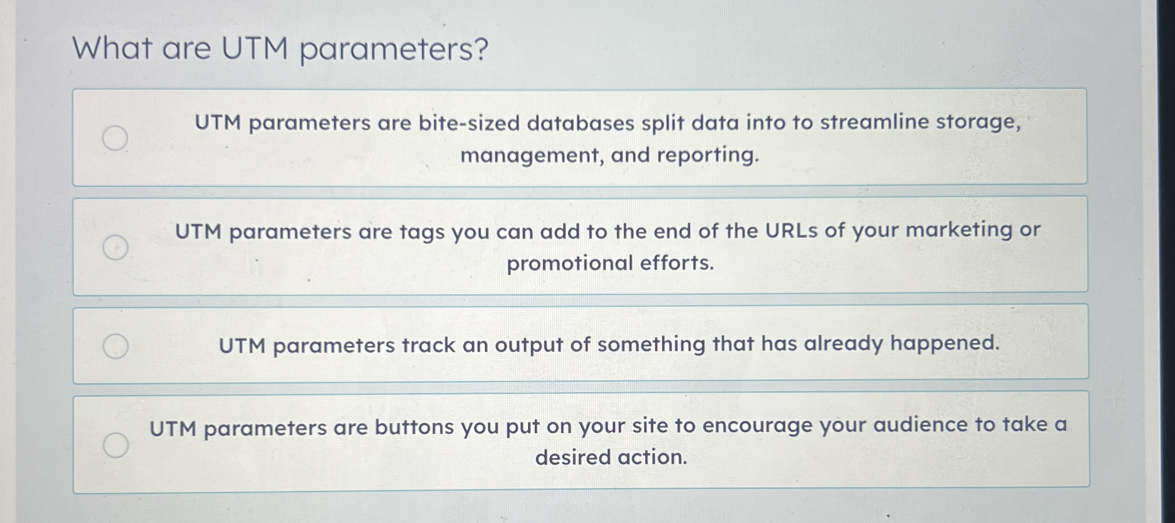 What are UTM parameters? UTM parameters are bite