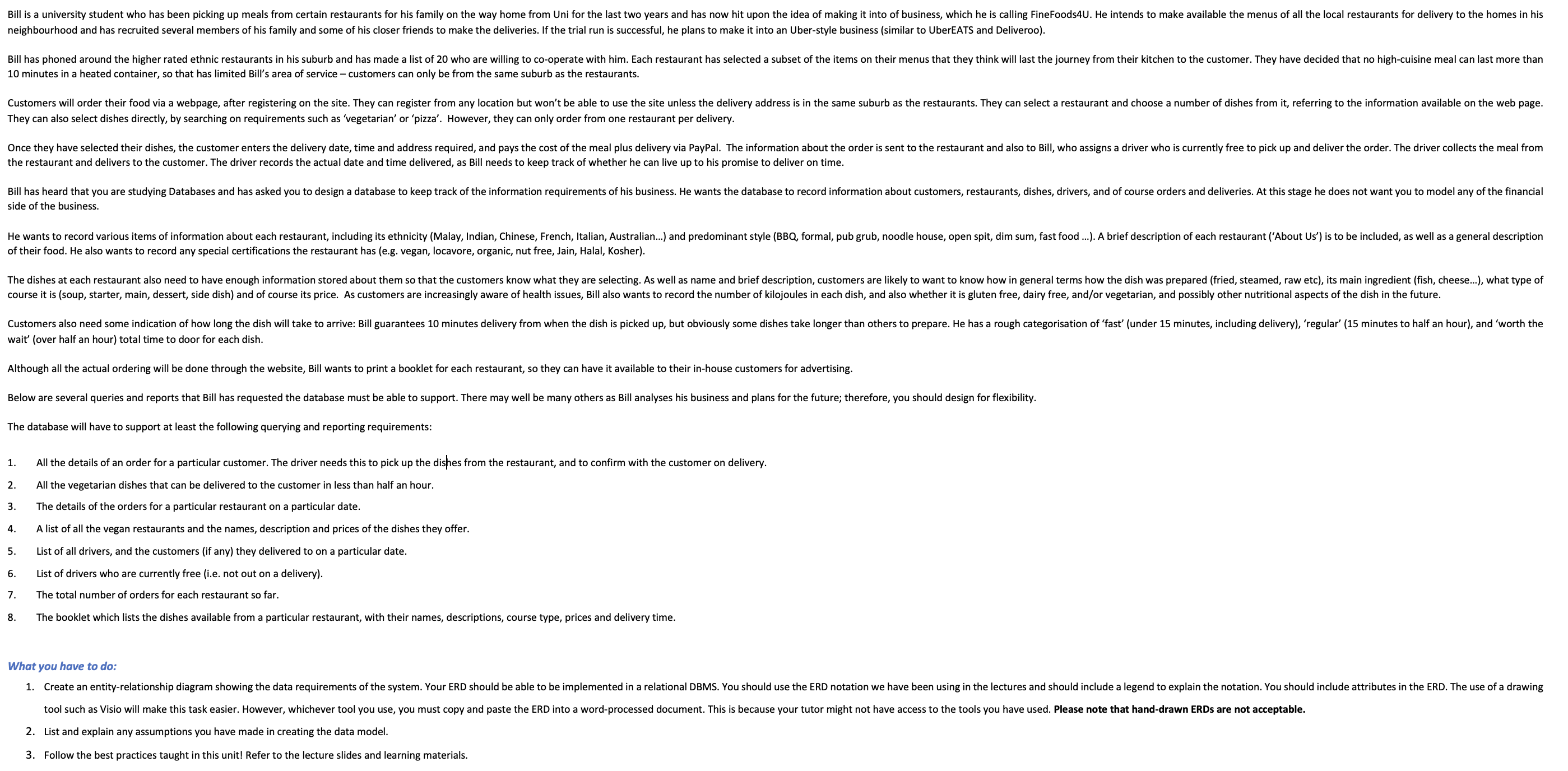 What you have to do: 1 . Create an entity -