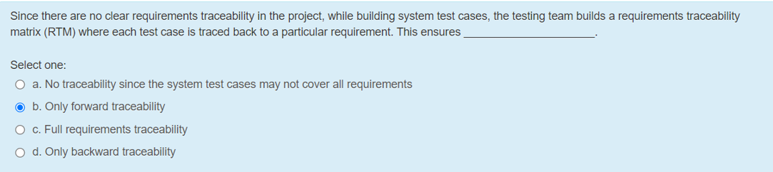 Since there are no clear requirements