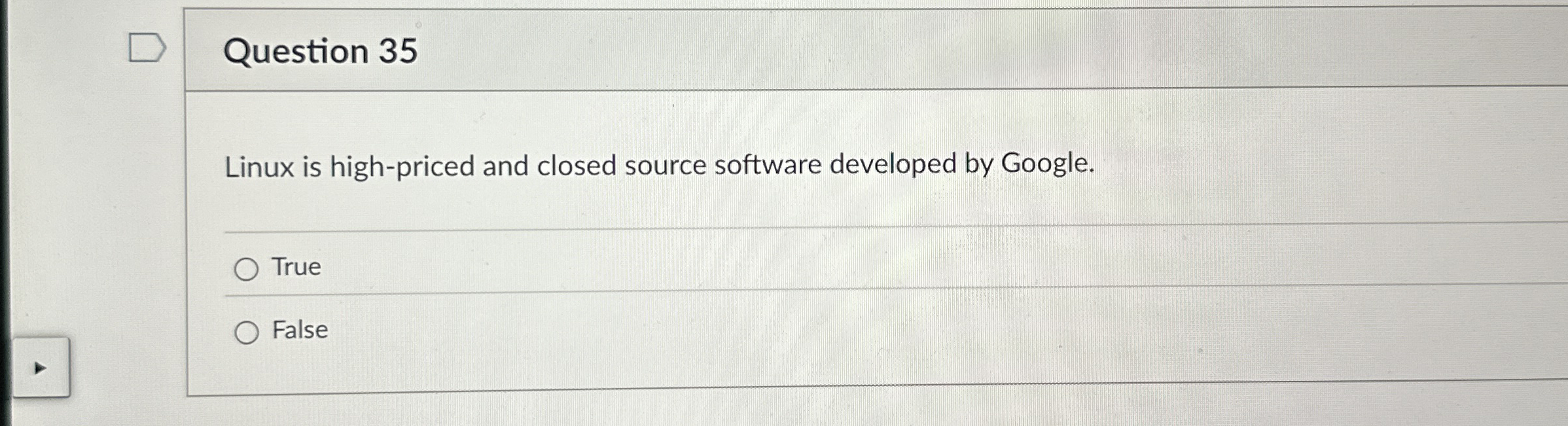 Question 3 5 Linux is high - priced and closed