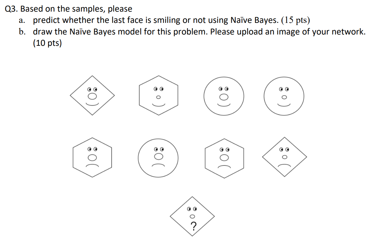 Q 3 . Based on the samples, please a . predict