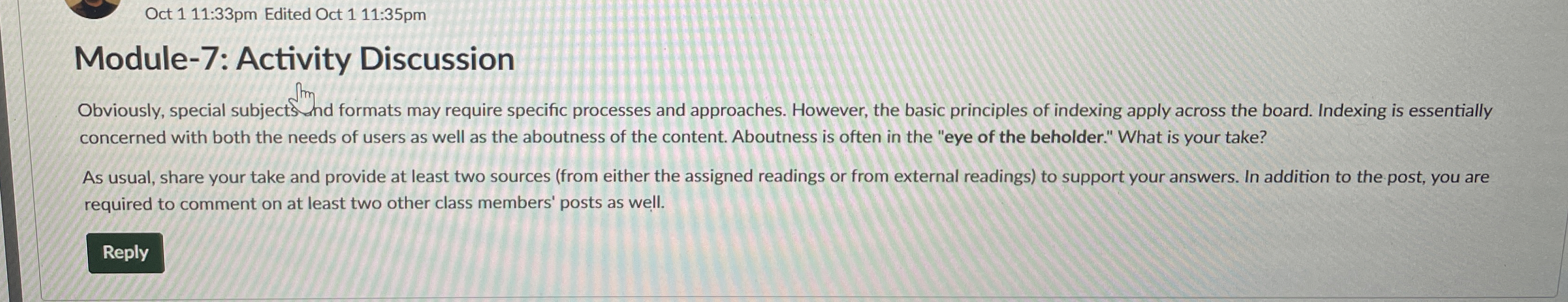 Oct 1 1 1 : 3 3 pm Edited Oct 1 1 1 : 3 5 pm