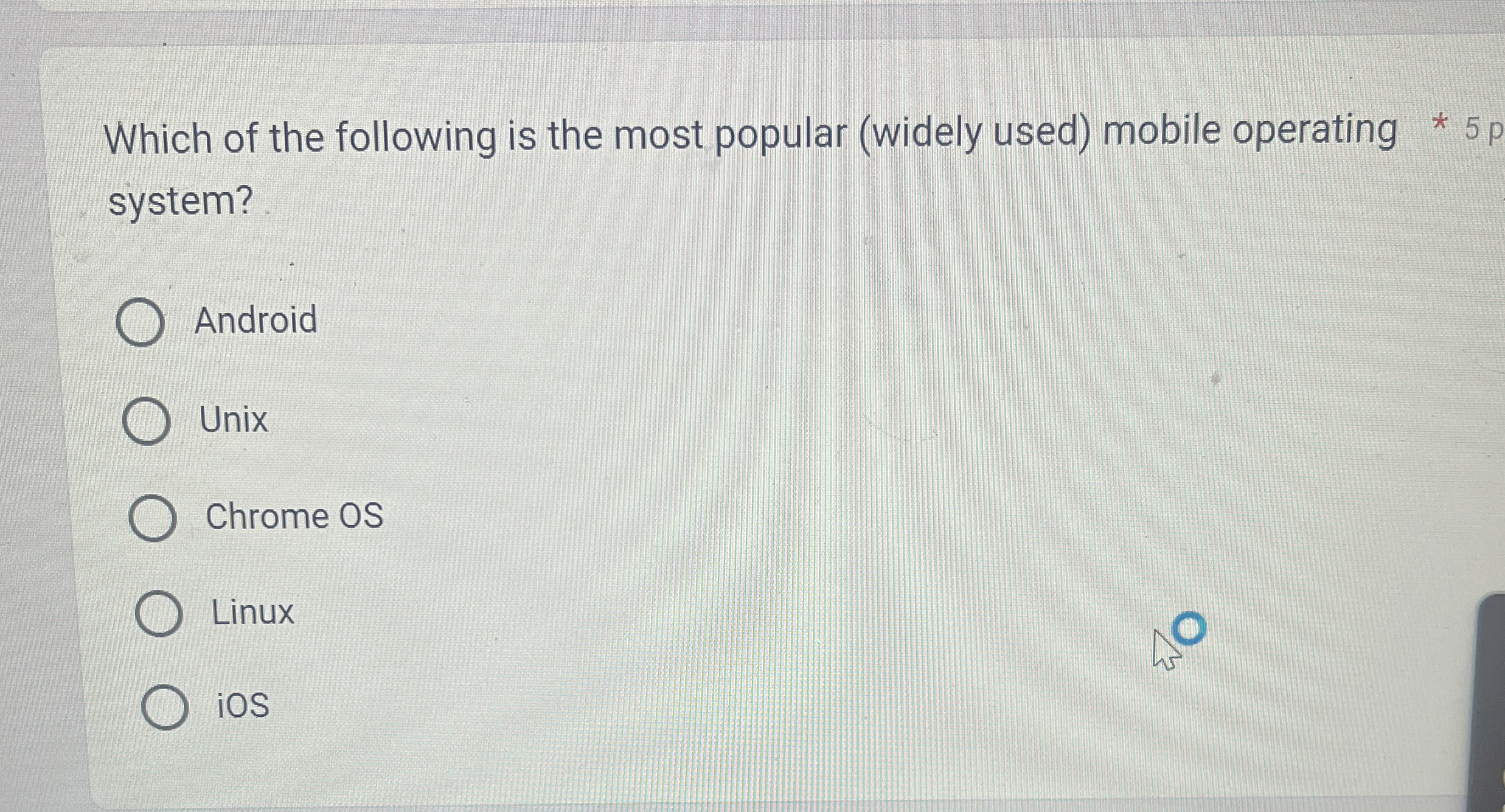 Which of the following is the most popular (