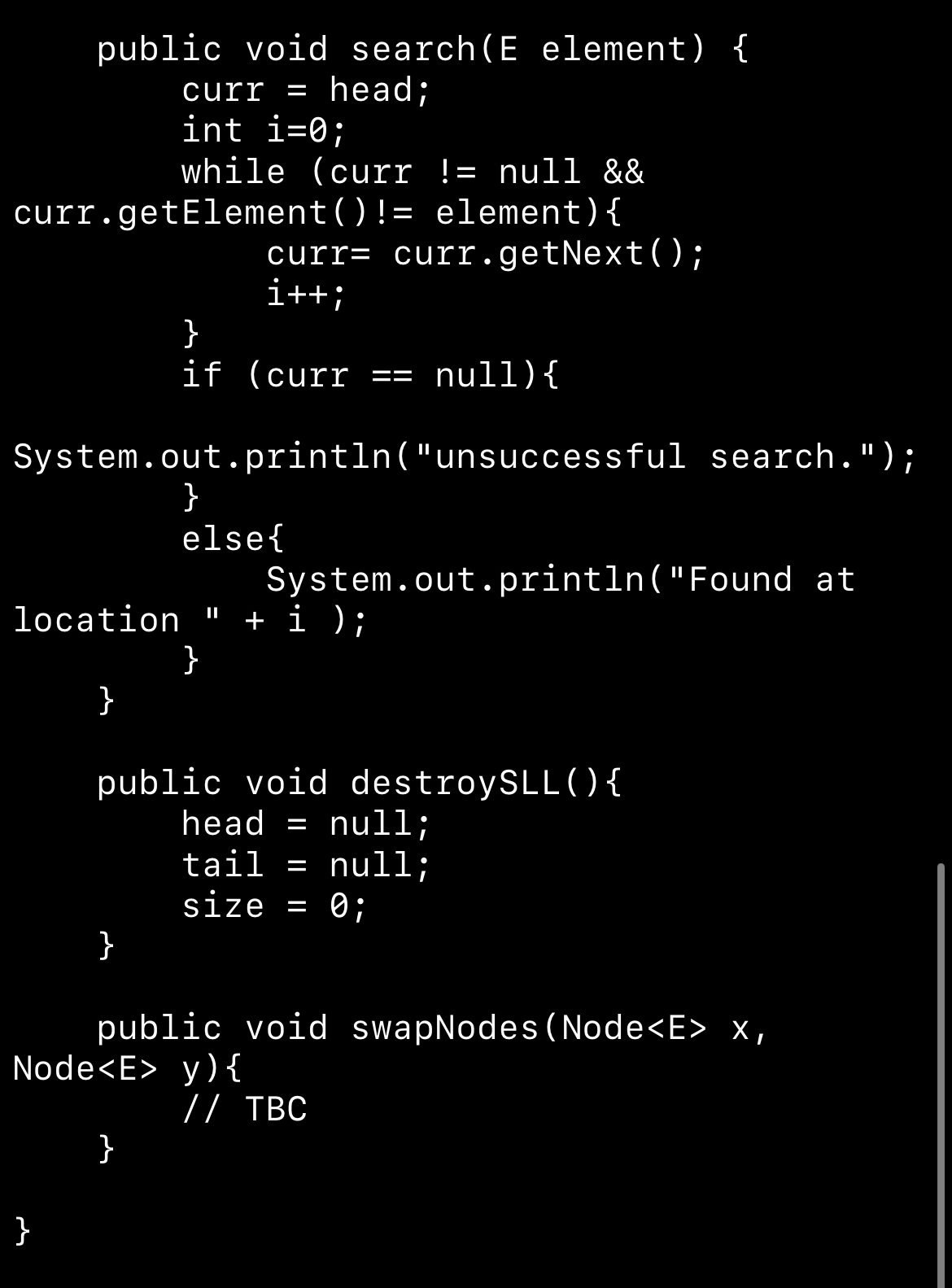 What is the time complexity of the method with