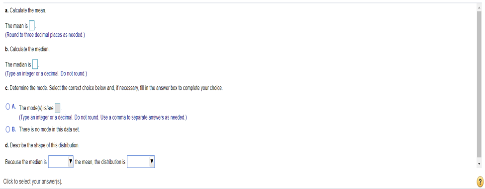 The accompanying table lists monthly average