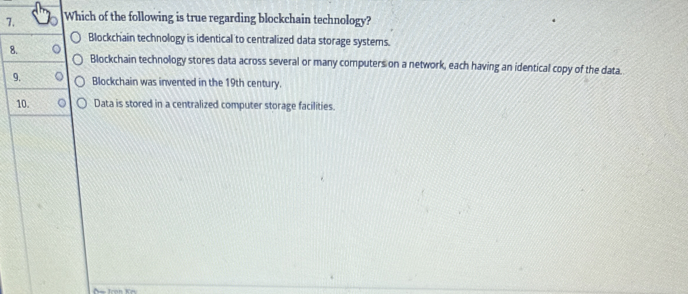 Blockchain technology is identical to centralized