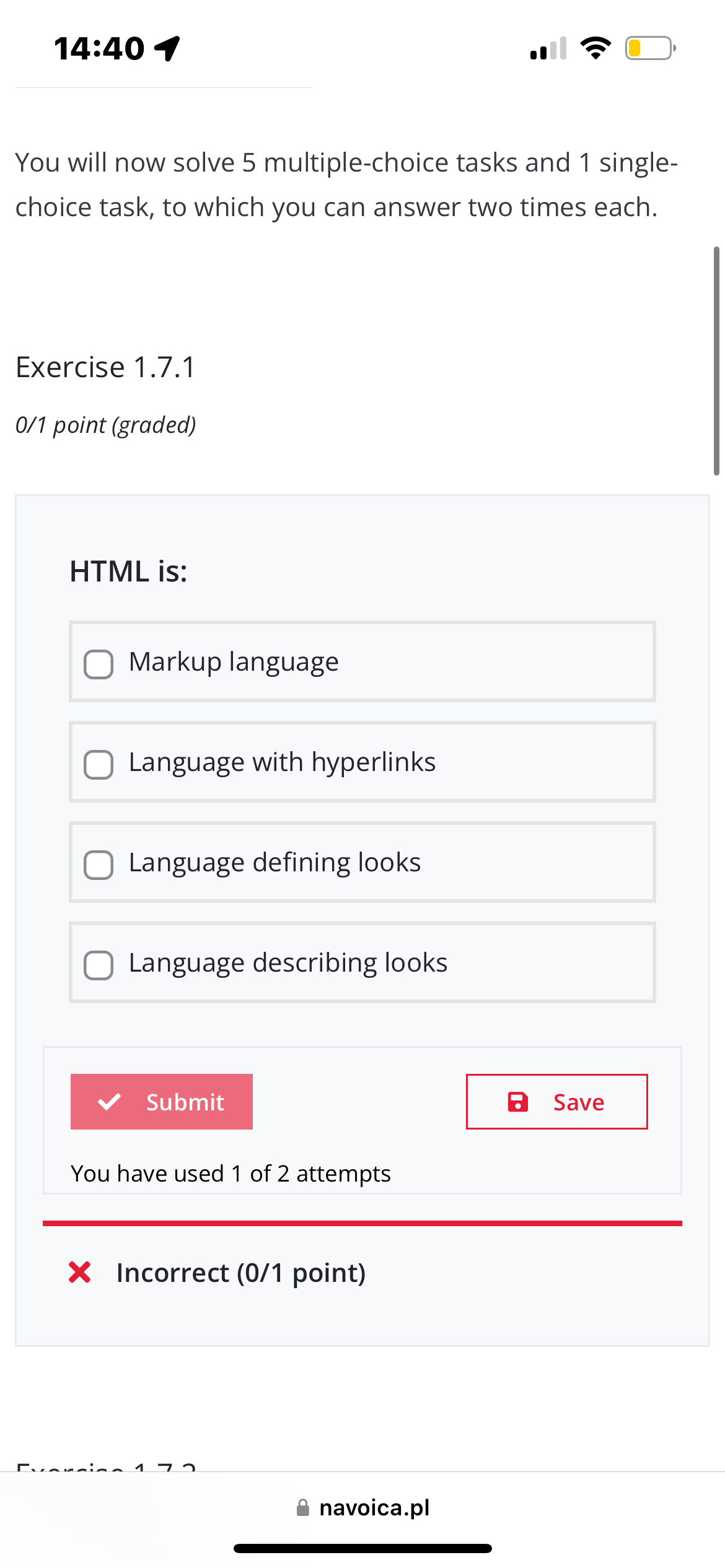 1 4 : 4 0 4 You will now solve 5 multiple -