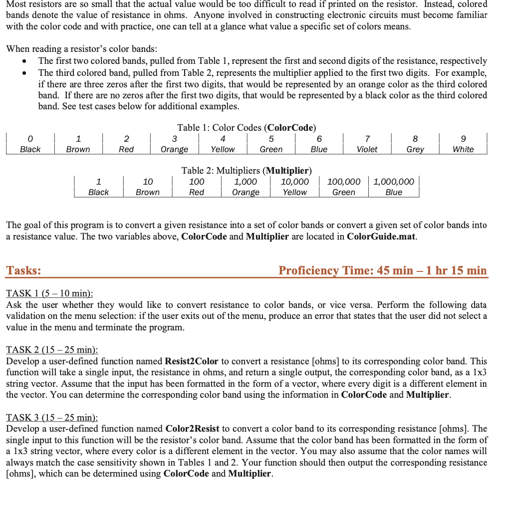 Task 2 . Using matlab create a user defined