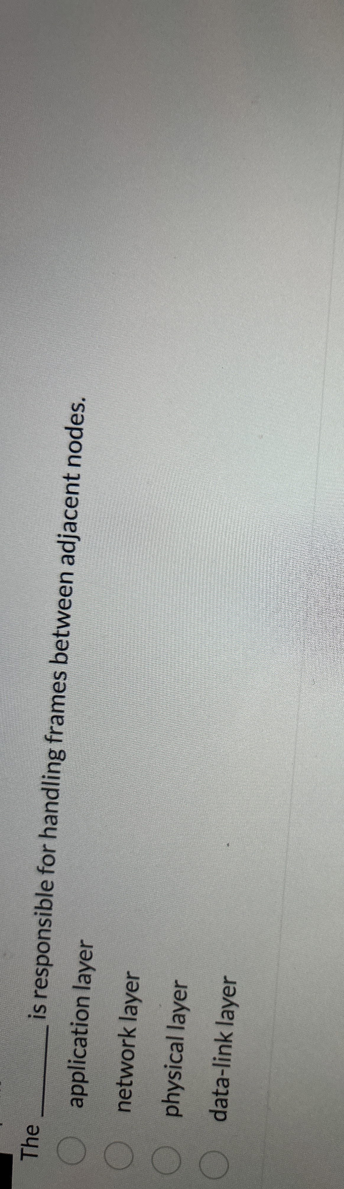 The q , is responsible for handling frames