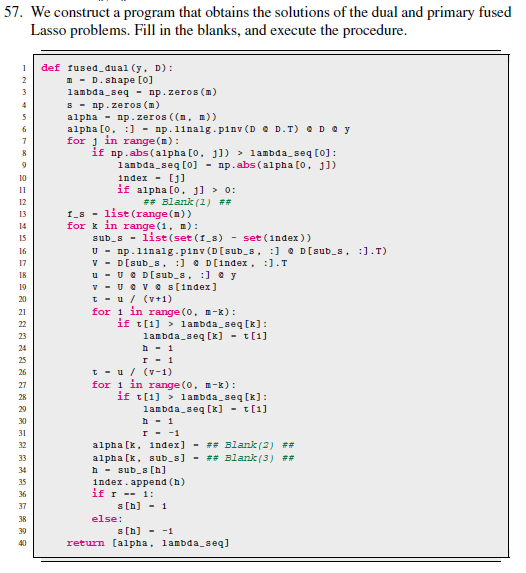 5 7 . We construct a program that obtains the