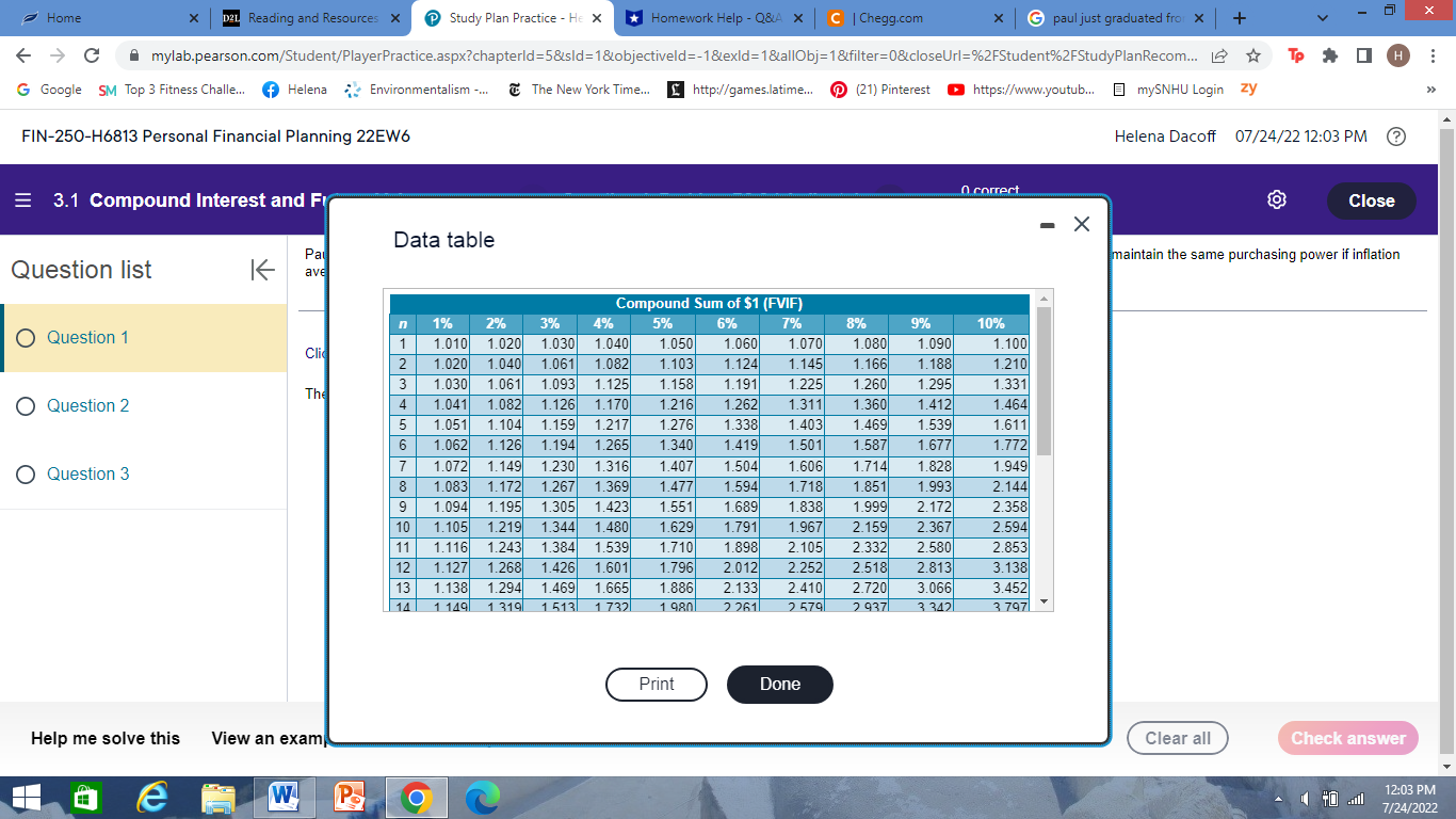 Home X D2L Reading and Resources X Study Plan