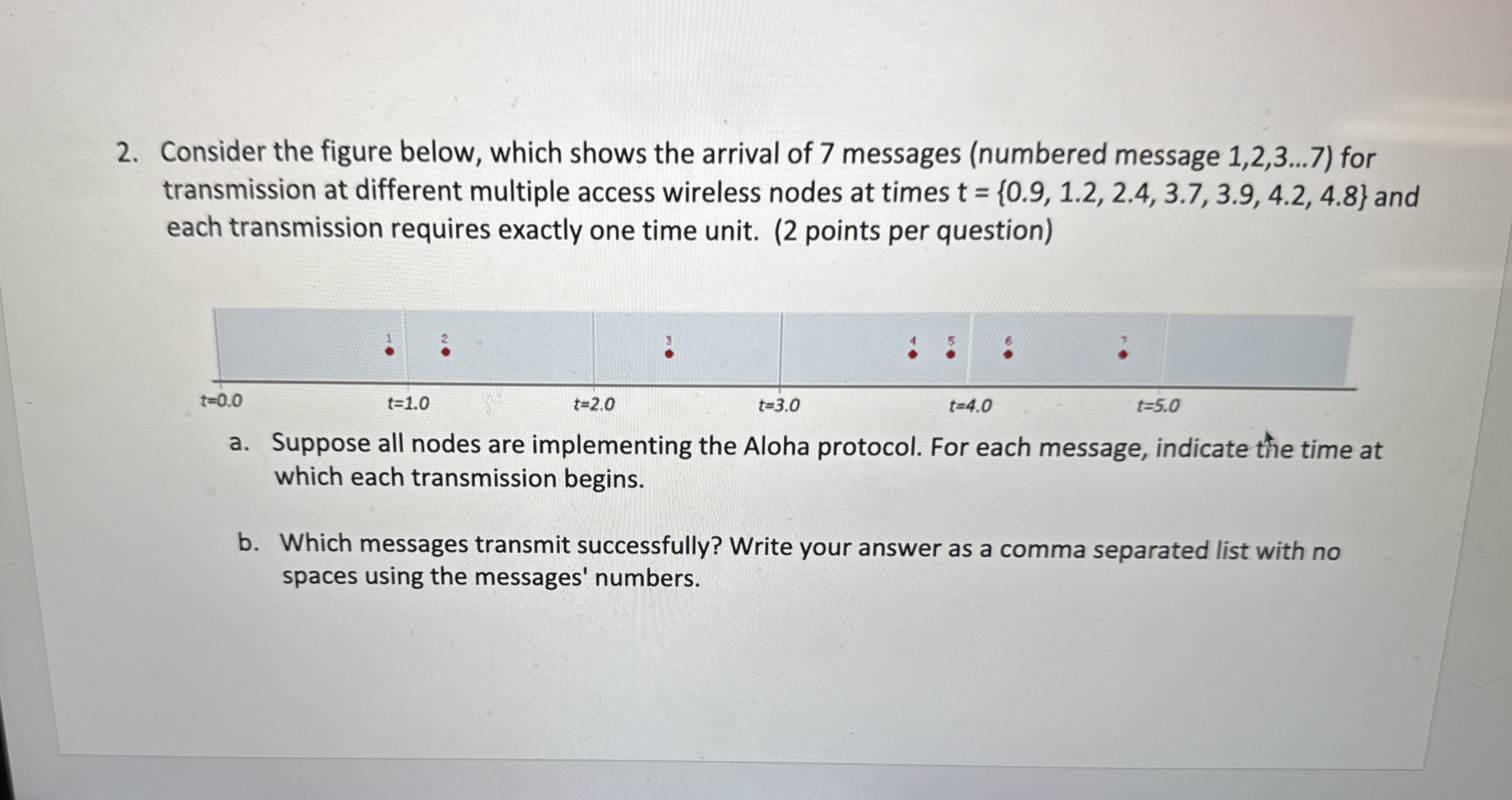 c . Suppose all nodes are implementing the
