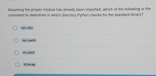 Assuming the proper modula has already been