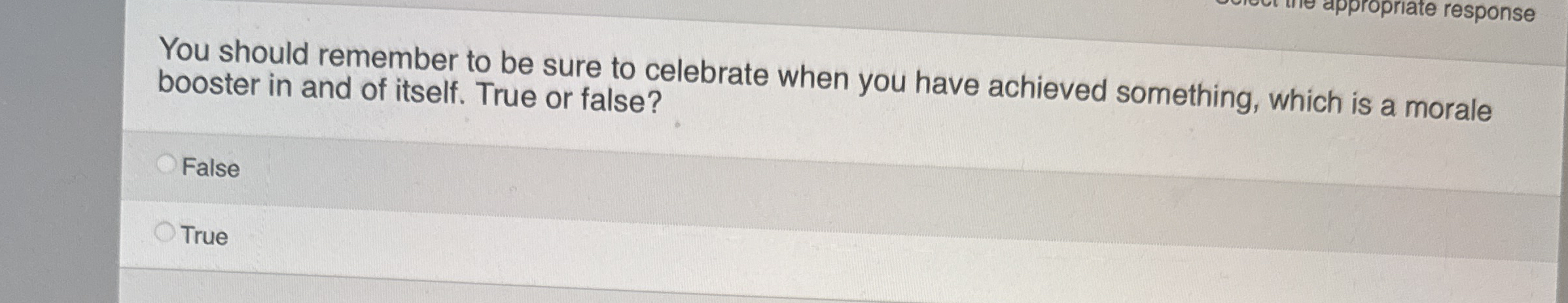 You should remember to be sure to celebrate when