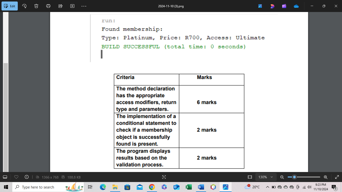 Implement a feature in the MoMuscleGym membership