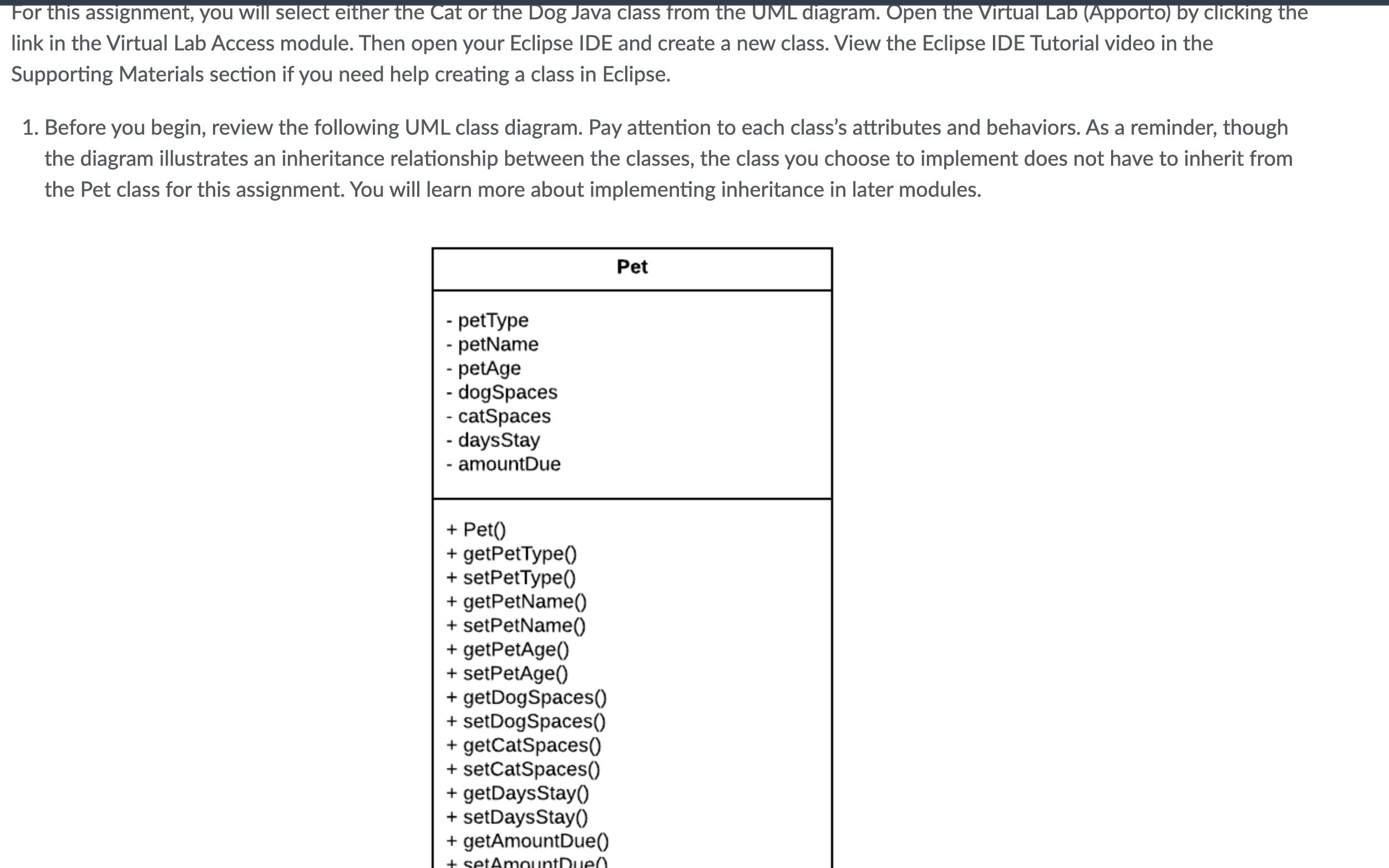 For this assignment, you will select either the