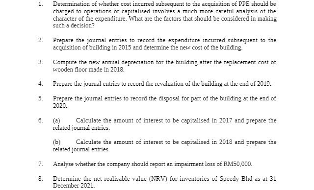 1. Determination of whether cost incurred