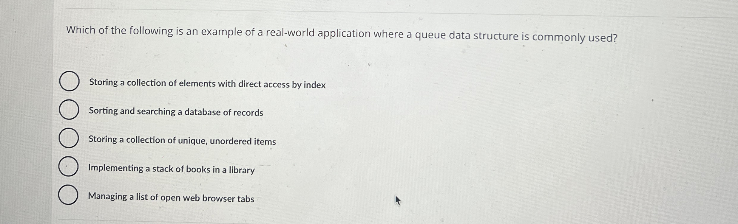 Which of the following is an example of a real -